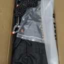 Backdrop Stand, 6.5ft Height 9ft Width Adjustable Photography Background Support Poles with Heavy Duty Flat Base, Photo Metal Steel Pipe and Drape Frame Kit for Parties Birthday Wedding