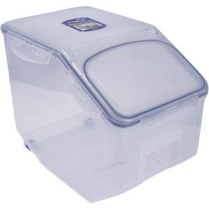 LOCK & LOCK Easy Essentials Food Lids (Flip-Top) / Pantry Storage, BPA Free, Top-50.7 Cup-for Rice, Clear