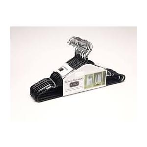 Simpli Furnished® Black Non-Slip Hangers 50 Pack