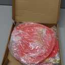 Layhit 2 Pack Easter 3 Tier Cupcake Stand Heart Shaped 3 Tiered Serving Trays for Party Plastic Tray Dessert Cupcake Stand for Tea Party Baby Shower Wedding (Red)