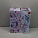 Lehoo Castle Kids Vanity Table and Chair Set, Girls Makeup Table with Mirror Stool Lights Music, Toddler Pretend Play Vanity Set for Princess Dress Up, Girl Toys Gifts for Age 3 4 5 Years Old (Purple)