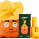 Funny Poop Bags for Dogs, 60 Count Extra Thick & Leak Proof Dog Waste Bags with Humorous Prints, Eco-Friendly Pet Poop Bags for Outdoor Walking and Travel (60PCS)