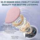 Bluetooth Pillow Speaker for Sleeping, Mini Portable Under Pillow Speaker with White Noise Timer Wireless Sleep Aid, Sleep Pillow Speaker with Bluetooth 6.0, for Bedtime Music