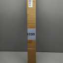 UNISHADES no Drill Cordless Roman Shades for Windows, 33" W 64" H - Light Filtering - Linen - White