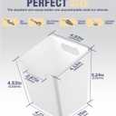 Ice Scoop Holder for Ice Machine & Freezer, Medium Magnetic Scoop Holder Fits Countertop Ice Makers, Ice Buckets, Ice Cream Scoops, L 4.92 x W 3.35 x H 5.24
