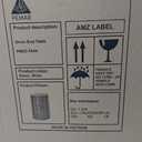 Side Table, Coloured Shell + MDF Board Living Room Decorative Coffee Table, Small Bedroom Tray Table Top Bedside Table(Color:E)