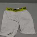 Youper Boys Youth Padded Sliding Shorts with Soft Protective Athletic Cup for Baseball, Football, Lacrosse (Small, White)