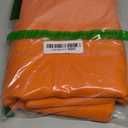 sancua Rectangle Tablecloth - 60 x 84 Inch - Stain and Wrinkle Resistant Washable Polyester Table Cloth, Decorative Fabric Table Cover for Dining Tables, Buffet Parties and Camping, Orange