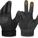 Tactical Gloves for Men, Motorcycle Military Combat Gloves Black Airsoft Gloves Touchscreen for Airsoft Outdoor Hunting Shooting Paintball Work Motorcycling Climbing (Large)