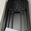 Standing Desk Converter Adjustable Height,Keyboard Riser for Stand Up Desk Riser,Computer Keyboard Stand for Desktop,Ergonomic Sit Stand Computer Workstations Black Size 23.6 Inch