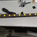 10 Outlet Long Power Strip Wide Spaced Metal Power Strip with 15FT Cord