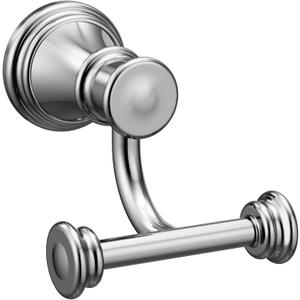 Moen YB6403CH Belfield Double Robe Hook, Chrome
