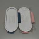 Pwshymi Garbage Bag Storage Rack, Portable Strong Load Bearing, Space Saving Hanging Trash Bag Holder with Lid for Kitchen Cabinet Plastic Pack of 2