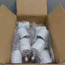 White Track Lighting Fixture Ceiling, Modern Track Light Fixtures Kitchen, 8-Light Rotatable LED Track Lights, Semi Flush Wall Sconces Lighting for Dining Room/Hallway(GU10 Socket, Bulb Not Included)