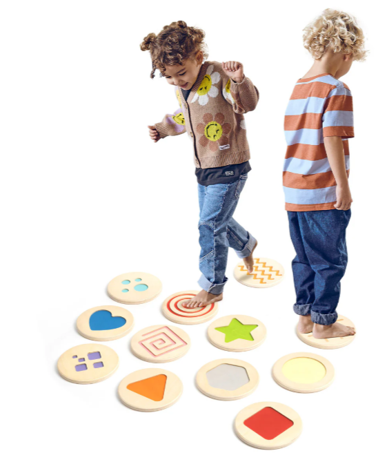 Stepping Stones Set 3 in 1 - Unique Patented Design, Inspired by Montessori,  Growgo Stepping Stones, Toddler Course for Kids, 3+