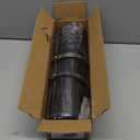 VIVOSUN 4'' Flexible Aluminum Duct, 25 FT Long Heavy-Duty Multi-Layer Air Hose for HVAC Ventilation, Dryer Vent Hose for Grow Tents and Duct Fan Systems, 2 Clamps Included (Black)