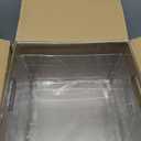ClearSpace Clear Plastic Storage Bins XL 4 Pack Perfect for Kitchen,Fridge, Pantry Organization, Cabinet Organizers
