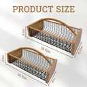 2pcs Garden Hod Harvest Basket, Durable Wooden Gardening, Supply Suitable For Kitchen, Picnic And Outdoor Picking