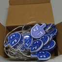 Tifeson Hanukkah Lights Decorations, 10Ft 20 LED Chanukah Dreidel String Light with Timer Battery Operated for Hanukkah Jewish Indoor Party Home Decor