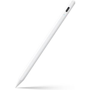Stylus Pen for iPad 6th-11th Generation-2X Fast Charge Active Pencil Compatible with 2018-2026 Apple iPad Pro 11"/12.9"/M4, iPad Air 3/4/5/M2/M3/M4,iPad mini 5/6/7 Gen-White