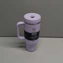 Takeya Stainless Steel Tumbler with Handle and Straw (40 oz, Vivacity Purple) - Insulated Water Bottle with Straw for Water & Iced Beverages