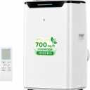 Portable Air Conditioner, 14000 BTU Fast Cooling for Large Rooms up to 700 Sq.Ft, 3-in-1 Energy Efficient Portable AC Unit with Upward Airflow, Sleep Mode, for Bedroom/Apartment/Living Room