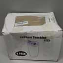 AIANJI 20oz Tumbler Bulk Stainless Steel Tumblers with Lid Vacuum Insulated Double Wall Travel Coffee Mug Powder Coated Tumbler Cup for Hot and Cold Drinks(Black, 6 pack)