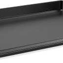 Cast Iron Griddle for Stove Top Griddle for Gas Grill Universal Flat Top for Grill Plate with Extra High Sidewalls for All Gas Grills and 4 Burner Range Oven, 23" x 16" Matte Porcelain Enamel