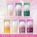 Veletine Body Glitter, Roll-on Glitter for Body, Face, Hair and Lip,Shimmer Three-Dimensional Glitter, Halloween Sparkling Body Contouring Highlight Makeup, 20g/0.7 oz (Laser Powder)