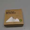 2-Pack Mini Crib Sheets Fitted - 38x26 Pack N Play Sheets for Pack and Play Mattress, Organic Cotton, Soft & Breathable Playard Bedding, Neutral Mini Toddler Bed Cover for Boys, Girls (Soft White)