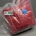 Lisa Colly Women's Winter Plus Size Parka Overcoat Long Sleeve Faux Fur Coat Jacket with Big Hooded (Large, Red)