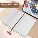 Christian Notebook Gifts for Women Men,Religious Bible Verse Notebook,Faith Prayer Journal for Women Christian Easter Gifts School Supplies (A4 Cross Light Blue)