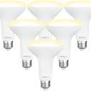 DEGNJU BR30 LED Bulb, Dimmable Flood Lights Indoor CRI80 7W Equivalent 65W 2700K Soft White 650 Lumens, 15000 Lifetime Hours Recessed Light Bulbs, Interior E26 Base LED Can Light Bulbs, 6 Pack