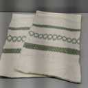 MIULEE Set of 2 Sage Green Boho Decorative Lumbar Pillow Covers 12x20 Inch Farmhouse Rustic Couch Throw Pillows Modern Summer Cushion Covers Retro Cute Macrame Woven Home Decor for Bed Sofa Chair