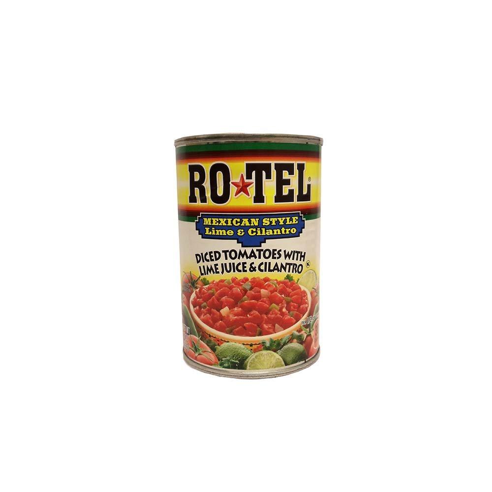 ROTEL Mexican Style Lime and Cilantro Diced Tomatoes and Green Chilies, Perfect for Taco & Dip Recipes, 10 oz., Expiry: 08/04/26