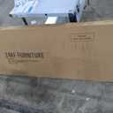 24KF Upholstered Button Tufted King Size Headboard with Nailhead Trim, Soft Velvet Fabric Headboard King/Cal King Size -Dark Gray