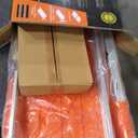 CUTTEREX 13" Pro. Vinyl Floor Cutter-No Dust,No Noise,No Electricity. Multi-Angle Cuts for Laminate,Vinyl & More, Pro. ALU Long Leverage Handle, Orange & Wheeled