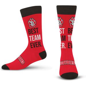 For Bare Feet NCAA Unisex Best Team Ever Crew Sock Ncaa (One Size)