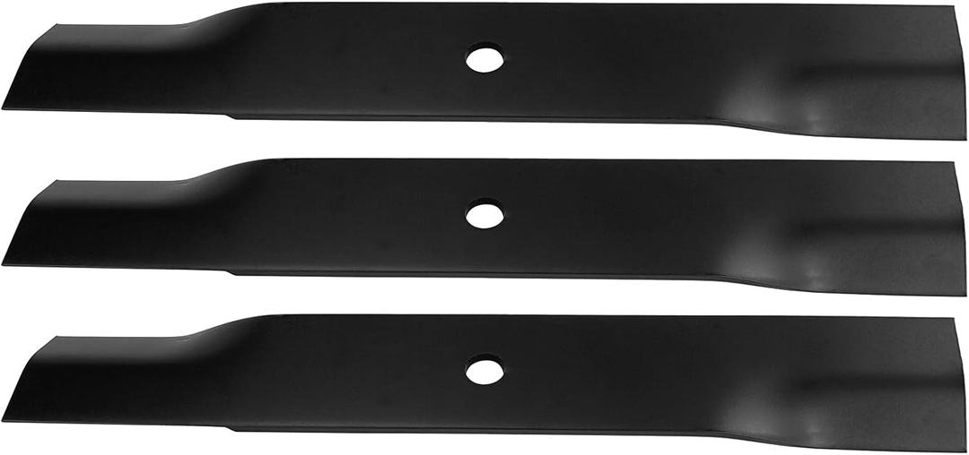 SCITOO 3 Pack Lawn Mower Blade, 48 inches Blades Compatible for Ferris 1520843, 1520843S, 5020843; for Gravely 00273000, 04919100; for Husqvarna 539100340, 539118420; for Kees 100340
