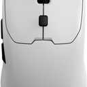 DeLUX M700PRO Wireless Gaming Mouse, 59g Lightweight, PAW 3395 Optical Sensor, 26000 DPI, 90Hrs Battery Life, 6 Programmable Buttons (White)