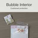 Quality Park Bubble Mailers, 4 x 8 Shipping Envelopes, Self-Seal, Durable White Padded Envelopes, Redi-Strip Peel Off Closure, 50 Per Box (QUA85929)