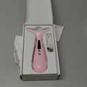 Facial and Neck Massager for Face, Neck - Skin Lifting & Firming - Wrinkle & Dark Circle Reducer - at Home Skin Care Face Sculpting Tool and Neck Massager - Sugar Pink (Single Head)