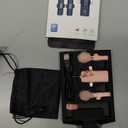 PQRQP 3 in 1 Wireless Lavalier Microphone for iPhone, iPad, Android, Camera, Mini Microphone, 7-Hour Battery, High Definition Sound Quality for Interview, Video Podcast, Vlog (Pink)