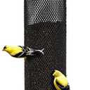 Kingsyard Finch Feeders for Outdoors Hanging, Metal Mesh Tube Bird Feeder for Nyjer/Thistle Seed, 2.5 lbs Large Capacity (Antique Copper)