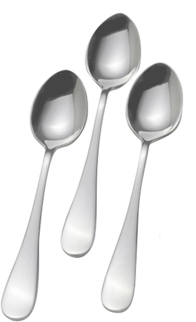 Towle Living Basic Stainless Steel Demitasse Spoon, Set of 3