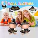 17cm Doll Clothes for labubu Dolls- Costume Outfit for 17cm Dolls Witch Clothes (Magic Witch)No Doll