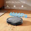 ILIFE V5s Max Robot Vacuum, 4000Pa Max Suction Power, 2.4G WiFi/App/Alexa/Remote Control, Self-Charging Robotic Vacuum Cleaner, for Hard Floors Carpets and Pet Hair