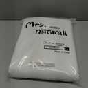 Mrs.Naturall Viral Neutral Warm White Linen 100% Blackout Curtains 84 Inches Long for Living Room Bedroom,Cortinas Blancas para Dormitorio Black Out Curtains 84 Inch Length 2 Panels Set