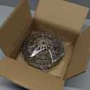 7.28 Inches Brass Ceiling Canopy, Gold Retro Mounting Plate Kit for Chandelier Pendant Light