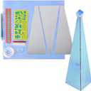 DIY Kaleidoscope Sun Catcher Kaleidoscope kit Mini Cube Prism Kaleidoscope for Adults Parent-Child Handmade Activity Couple Girlfriend Holiday Surprise Birthday DIY Gift